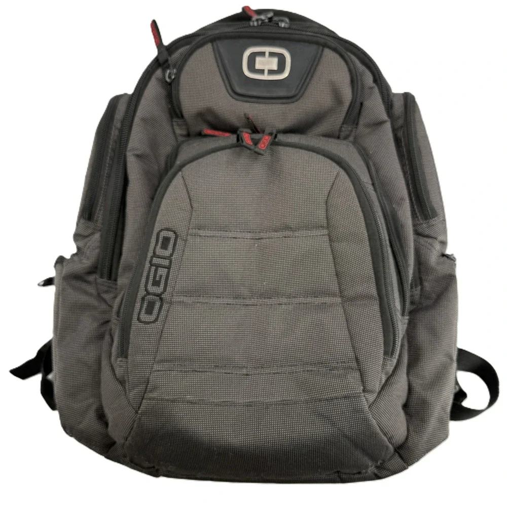 OGIO Renegade RSS Backpack Mens OS Black Gray Laptop Tech Travel Carry on Bag